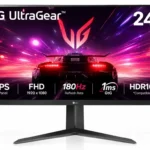 Monitor LG UltraGear 24GS65F-B 24" FHD 180Hz 1ms HDR10 Negro
